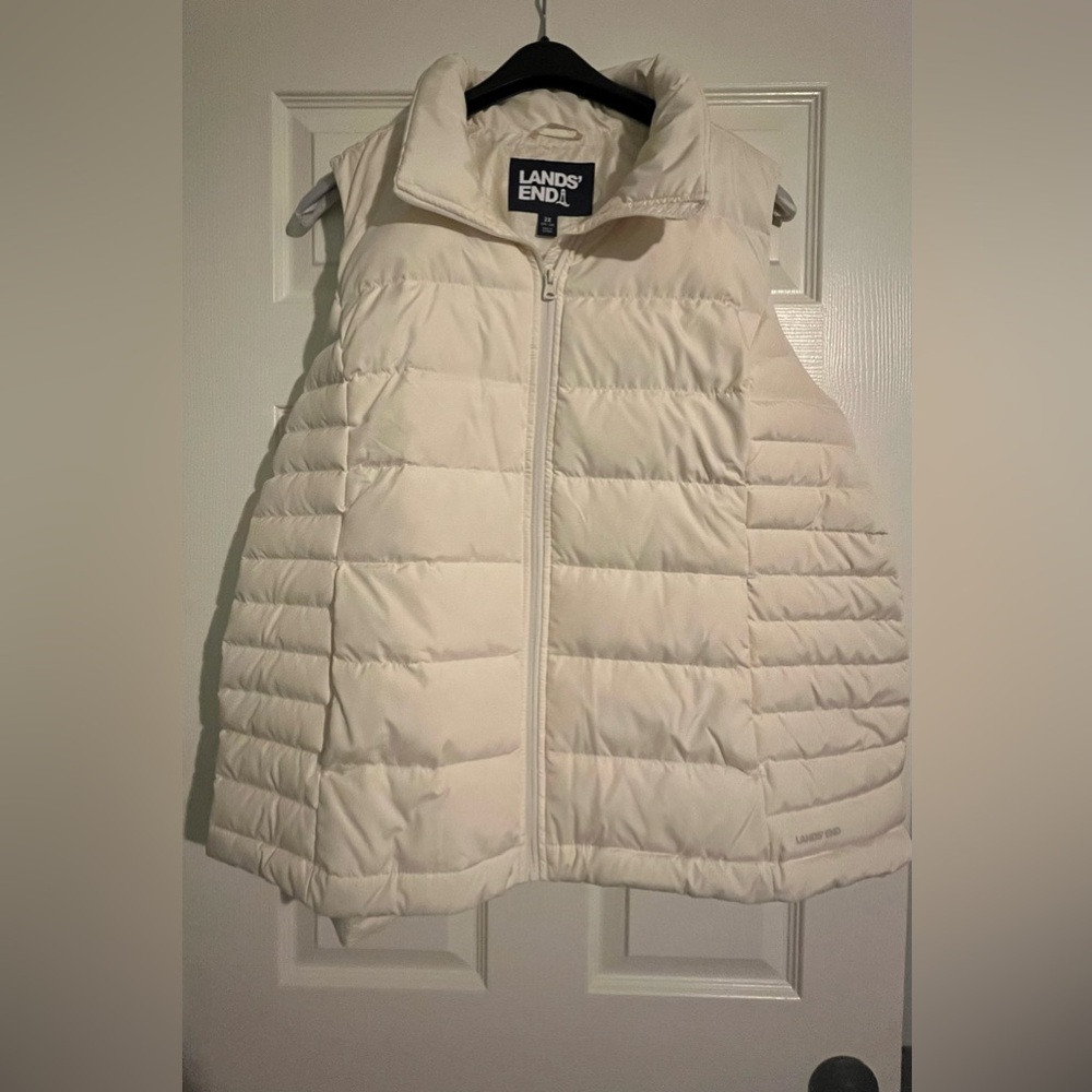 Land’s End Women's Plus Size Down Puffer Vest 2X
